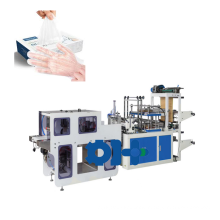 Needle-pouched Disposable Patient Washing Glove for Hospital disposable medical gloves making machine
